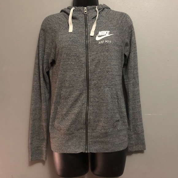 Nike Jackets & Blazers - Dark Grey Nike Zip Up Hoodie Jacket